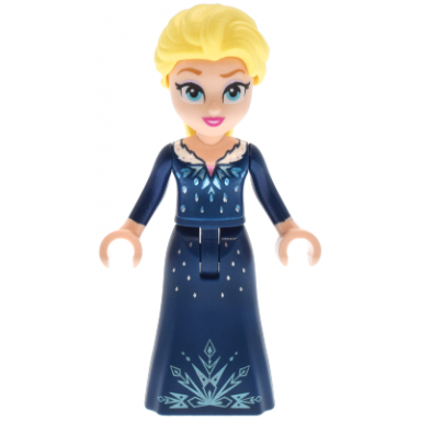 elsa - dark blue dress