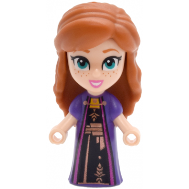 anna - micro doll dark purple dress