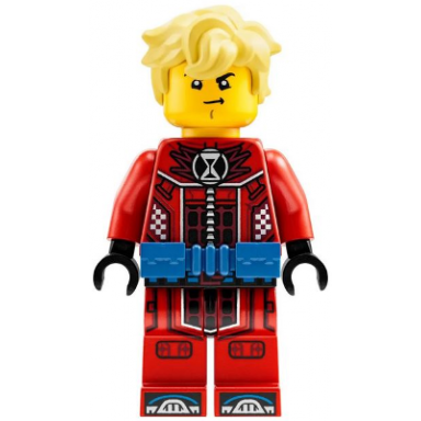 cooper - red racing suit blue utility belt hair