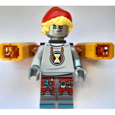 cooper - robot with red cap and 2 stud shooters