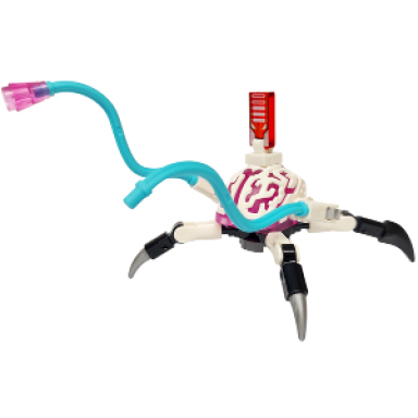 cyber brain spider - medium azure appendages with cone 