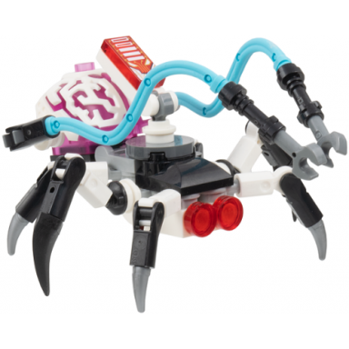 cyber brain spider - 6 legs medium azure appendages