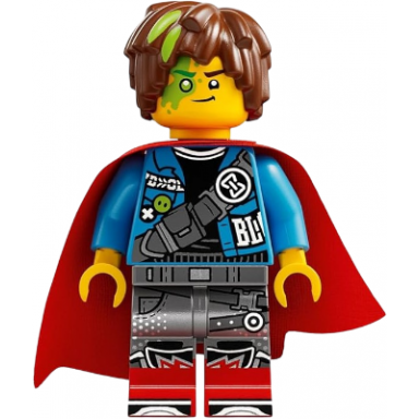 mateo - dark azure jacket red cape
