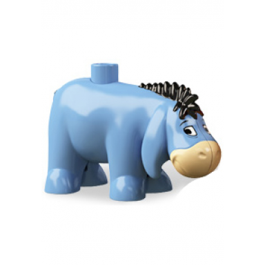duplo figure winnie the pooh eeyore with stud on back