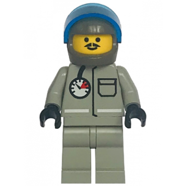 extreme team - gray with dark gray helmet