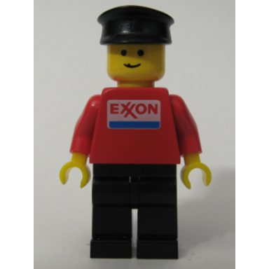 exxon - black legs black hat