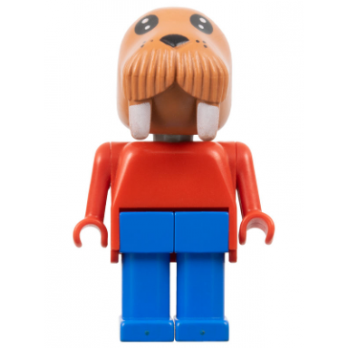 fabuland walrus - walter walrus william walrus blue legs red top