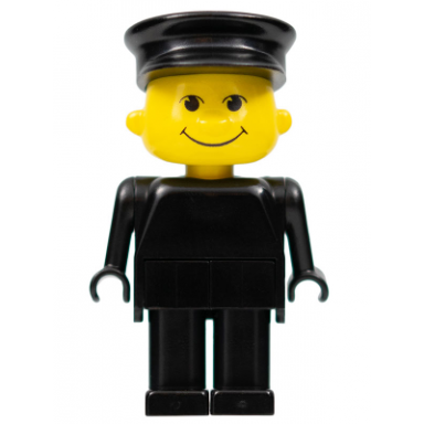 basic figure human black legs black hat