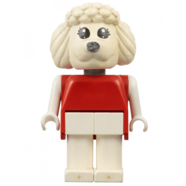 fabuland poodle - paulette poodle black eyes