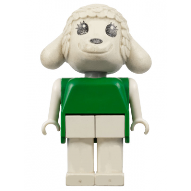 fabuland lamb - lulu lamb green top