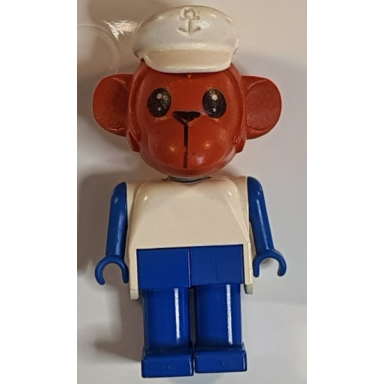 fabuland figure monkey with white hat