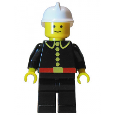 fire - classic white fire helmet