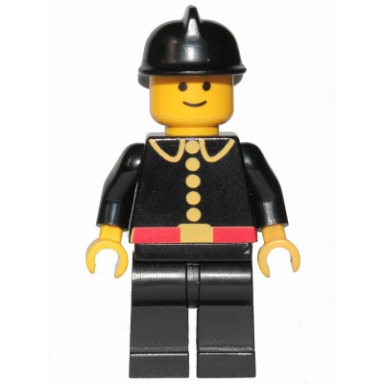 fire - classic black fire helmet