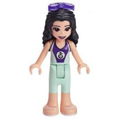 friends emma - light aqua and dark purple wetsuit sunglasses