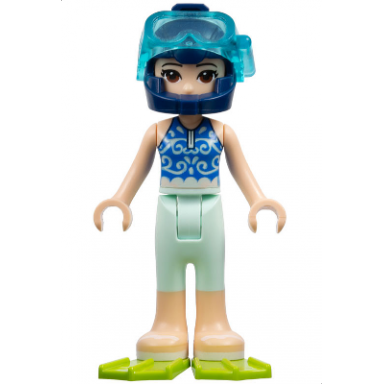 friends emma - swimsuit with flippers