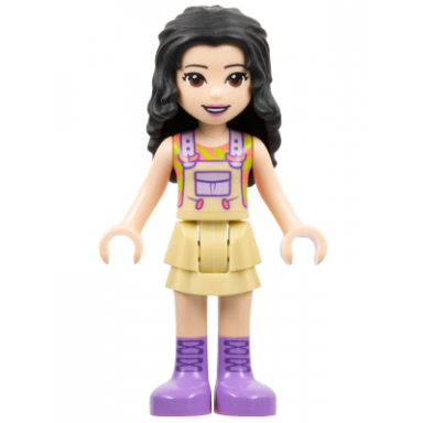 friends emma - tan dress with straps medium lavender boots