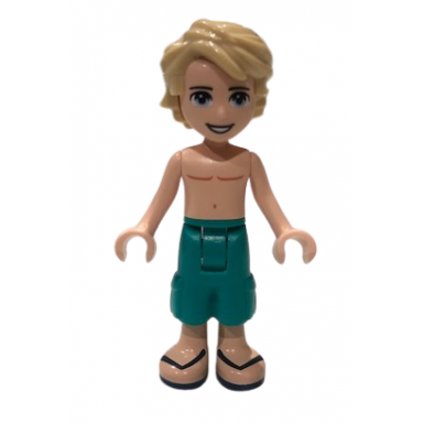 friends mason - dark turquoise shorts shirtless