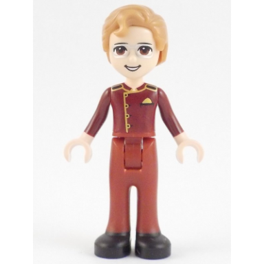 friends julian - dark red usher uniform