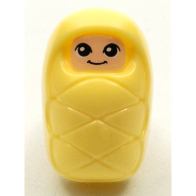 baby infant - with stud holder on back with smiling face and large eyes pattern baby sophie