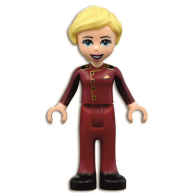 friends stephanie - dark red usher uniform