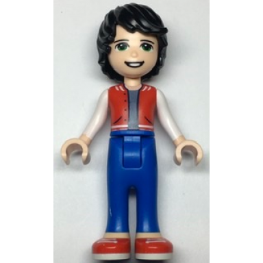 friends jackson - red shoes blue trousers red vest sand blue undershirt white sleeves
