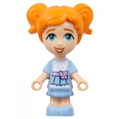 friends ella - micro doll bright light blue dress
