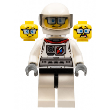first lego league fll into orbit astronaut with neck bracket