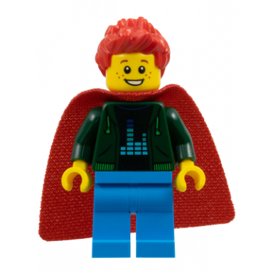 first lego league fll superpowered male superhero