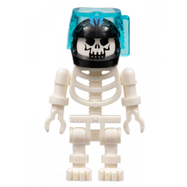 skeleton with evil skull black aquaraiders ii helmet squid victim