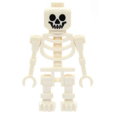 skeleton fantasy era torso with standard skull mechanical arms straight