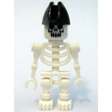 skeleton - evil skull straight mechanical arms with vertical grip black bicorne hat