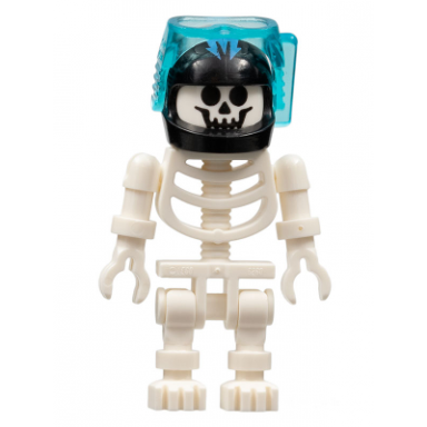 skeleton with standard skull black aquaraiders ii helmet