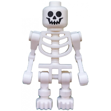skeleton fantasy era torso with standard skull mechanical arms bent