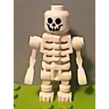 skeleton with standard skull angular rib cage mechanical arms