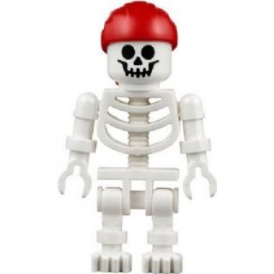 skeleton - standard skull floppy arms red bandana with double tail in back