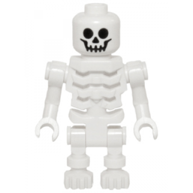 skeleton with standard skull angular rib cage bent arms
