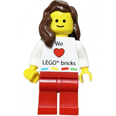 lego kladno girl we heart lego bricks minifigure