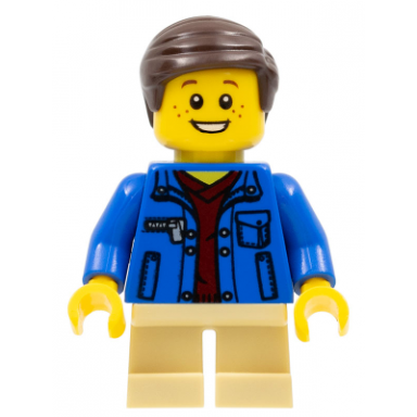 boy denim jacket tan short legs