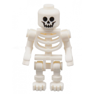 skeleton - standard skull bent arms horizontal grip
