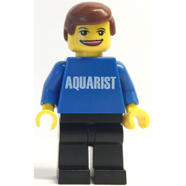 aquarist minifigure