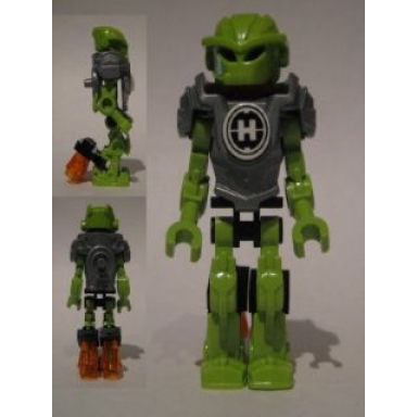 hero factory mini - breez - flat silver armor with rocket jets