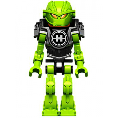 hero factory mini - breez - pearl dark gray armor