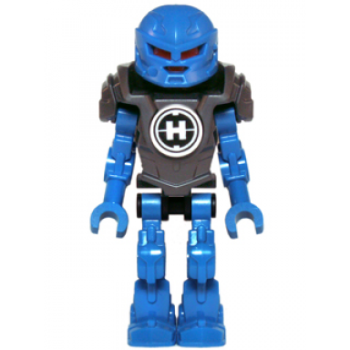 hero factory mini - surge - pearl dark gray armor