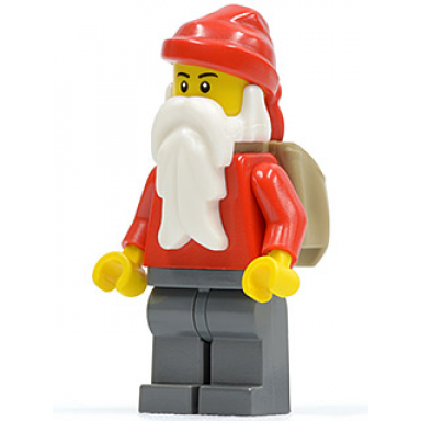 santa dark bluish gray legs backpack open