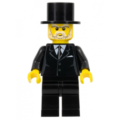 suit black top hat - sleigh driver
