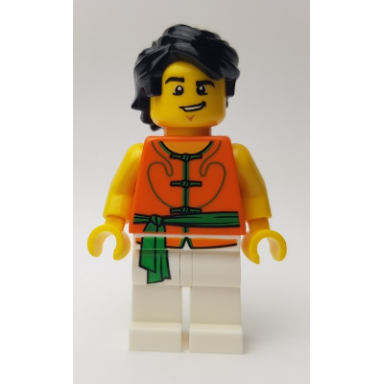 dragon boat race team green orange member 2