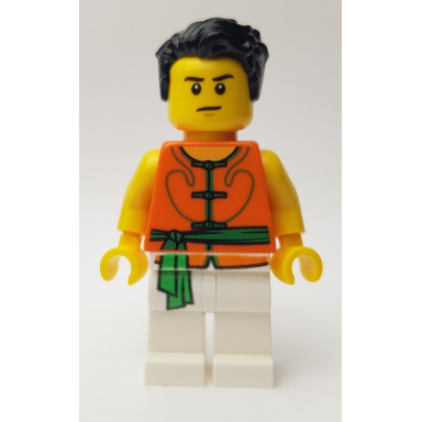 dragon boat race team green orange member 3