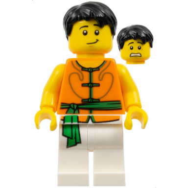 dragon boat race team green orange member 5