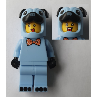 pug costume guy - bow tie