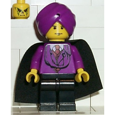 professor quirinus quirrell - yellow head purple turban and torso